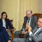 Adriano Galdino discute investimentos no futebol paraibano com presidente da FPF e clubes