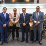 ALPB homenageia empresários Neiton Neves, Edvaldo e Jomário Gomes