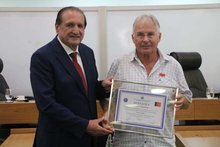 ALPB concede cidadania paraibana ao ambientalista suíço Hans Haller
