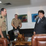 Presidente da ALPB recebe comandante do Grupamento de Engenharia