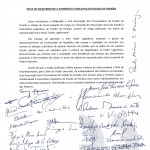 NOTA DE SOLIDARIEDADE