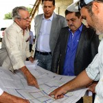 Deputados acompanham governador em exercício em visita a obras na Capital