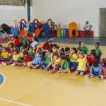Alunos da Creche da Assembleia Legislativa revivem Santa Ceia  