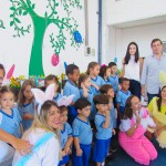 Alunos da Creche da Assembleia Legislativa encenam Santa Ceia em celebração à Páscoa