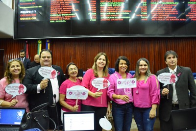 Outubro Rosa – Assembleia Legislativa promove ação de prevenção ao câncer de mama