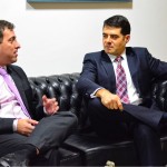 Gervásio recebe novo procurador-chefe do MPF e amplia relação entre Poderes
