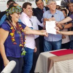 Deputados participam de autorização de obras na cidade de Rio Tinto
