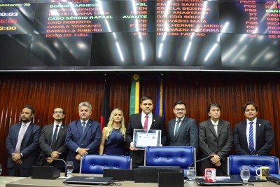 Assembleia Legislativa concede Título de Cidadão Paraibano a Lucas Sá de Oliveira
