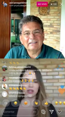 Em live, Adriano Galdino destaca leis promulgadas pela ALPB e convida médica para tratar da Covid-19