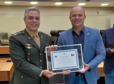 ALPB concede Cidadania Paraibana ao Major Milanez