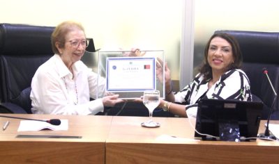 Assembleia concede Cidadania Paraibana à cientista Tânia Bacelar e ao professor Piva