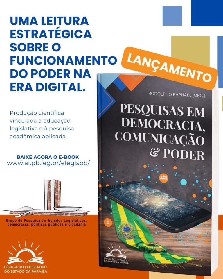 Elegis lança E-book Pesquisas Democracia, Comunicação e Poder